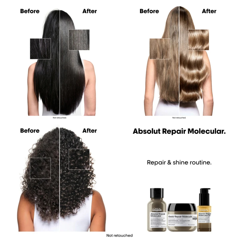 'Absolut Repair Molecular Bi-Phase' Hair Oil - 30 ml