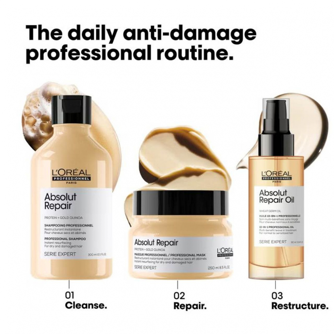 'Absolute Repair' Hair Care Set - 3 Pieces