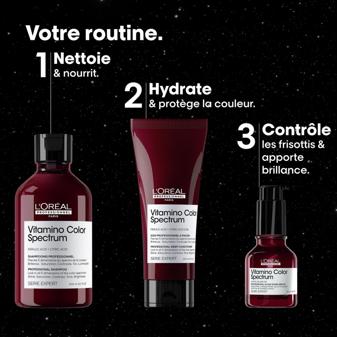 'Vitamino Colour' Hair Care Set - 3 Pieces