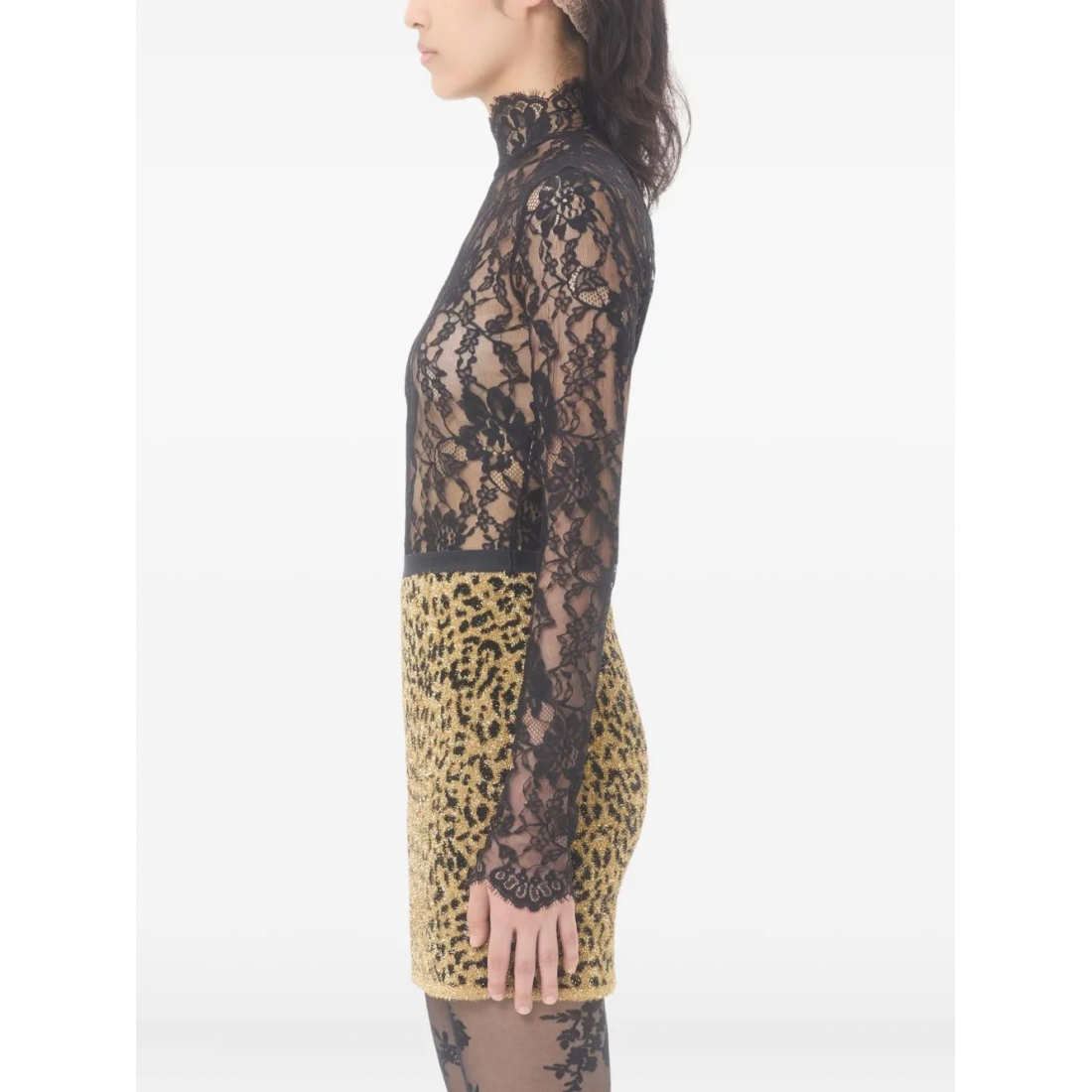 Women's 'High-Neck Lace' Body