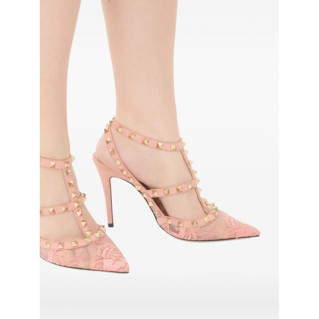 Women's 'Rockstud Lace Stud' Pumps
