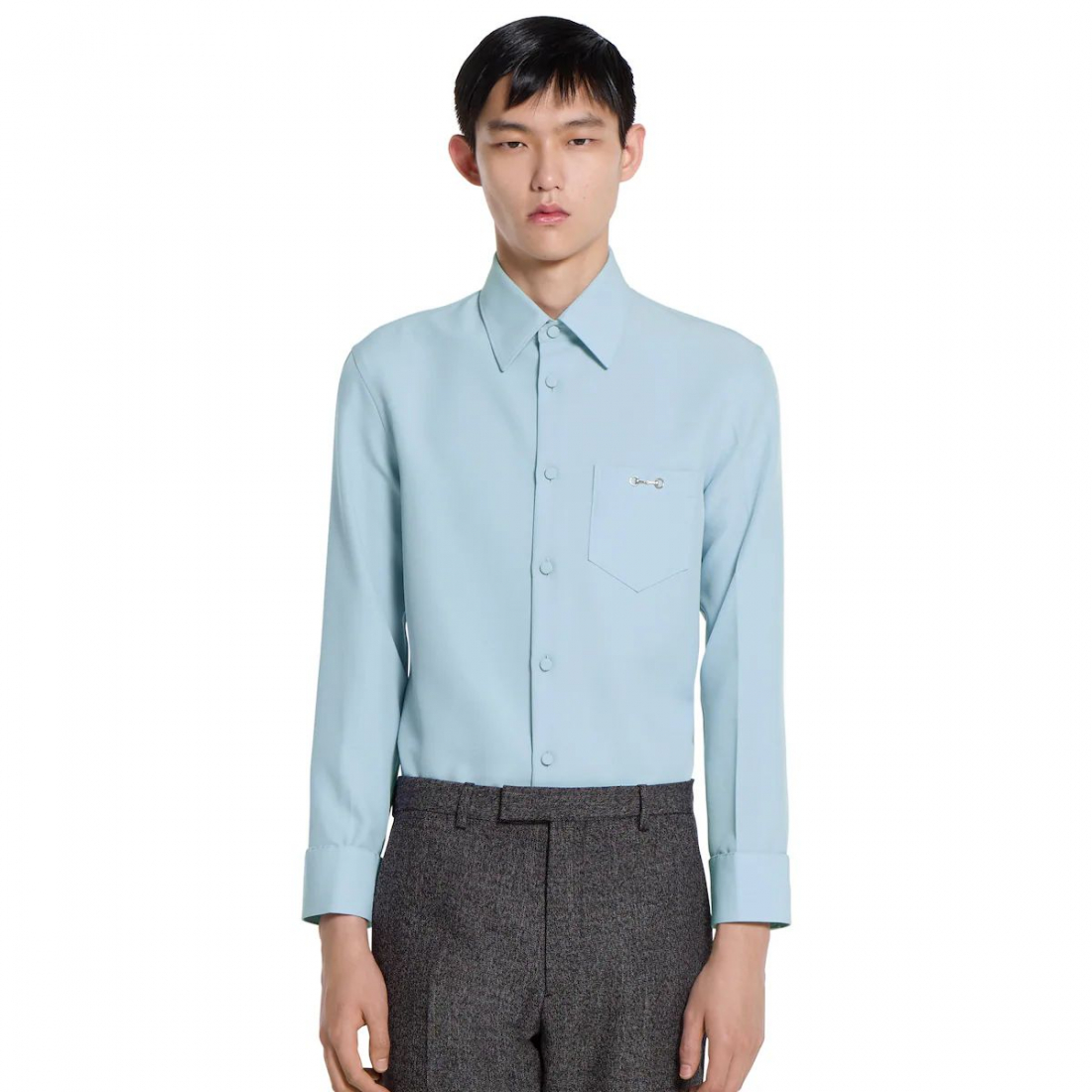 Chemise 'Horsebit' pour Hommes