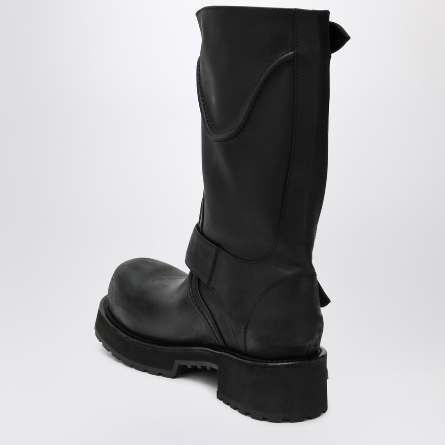 Women's 'Buckle-Strap Biker' Long Boots