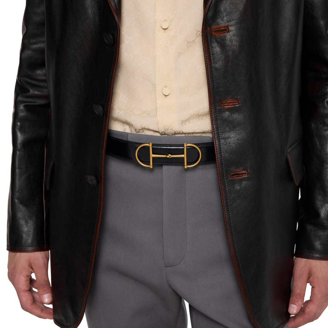 Ceinture 'Reversible Horsebit' pour Hommes