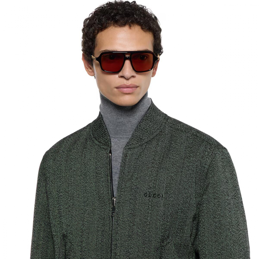 Blouson bomber 'Herringbone' pour Hommes