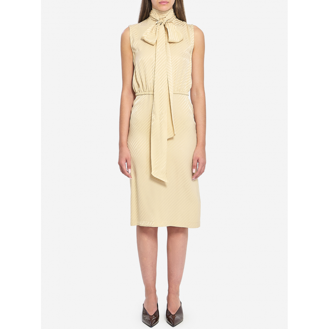 Women's 'Tie Neck' Midi Dress