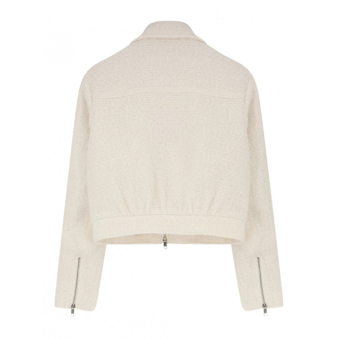 Veste 'Zip-Fastening Wide-Collar' pour Femmes