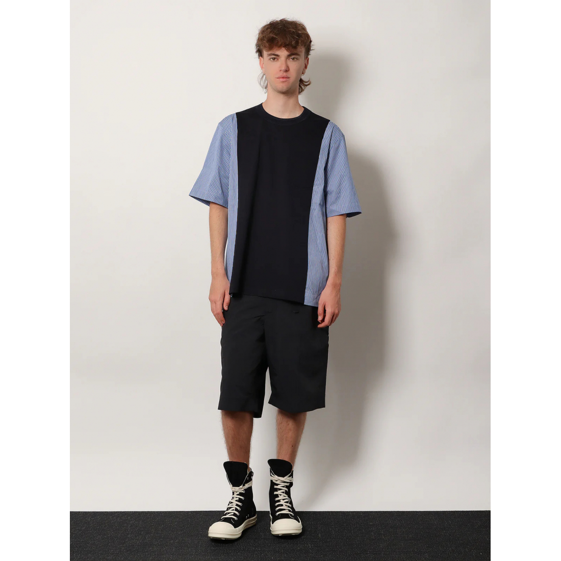 Men's 'Popeline Inserts' T-Shirt