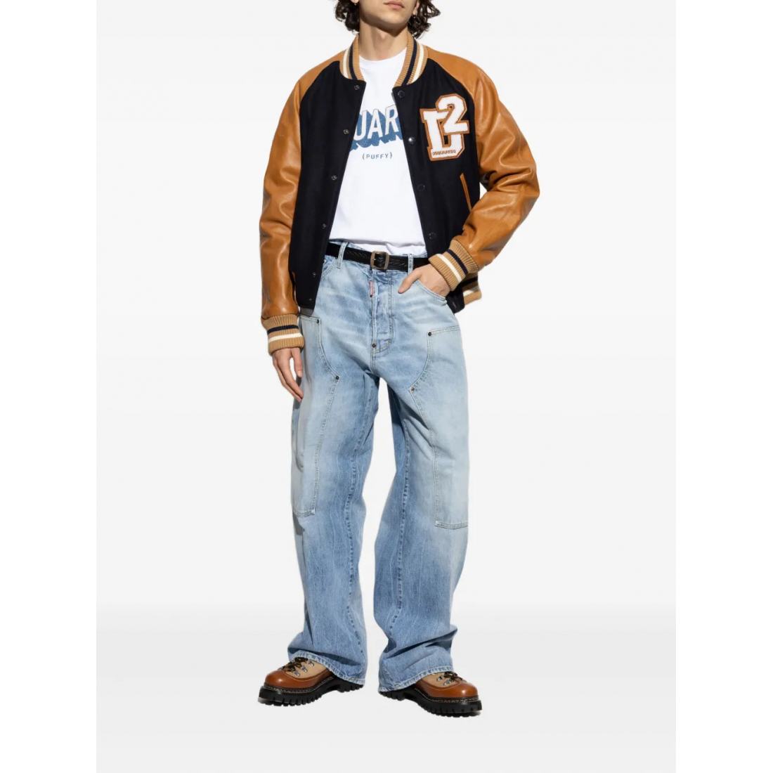 Blouson bomber 'Wool-Blend' pour Hommes