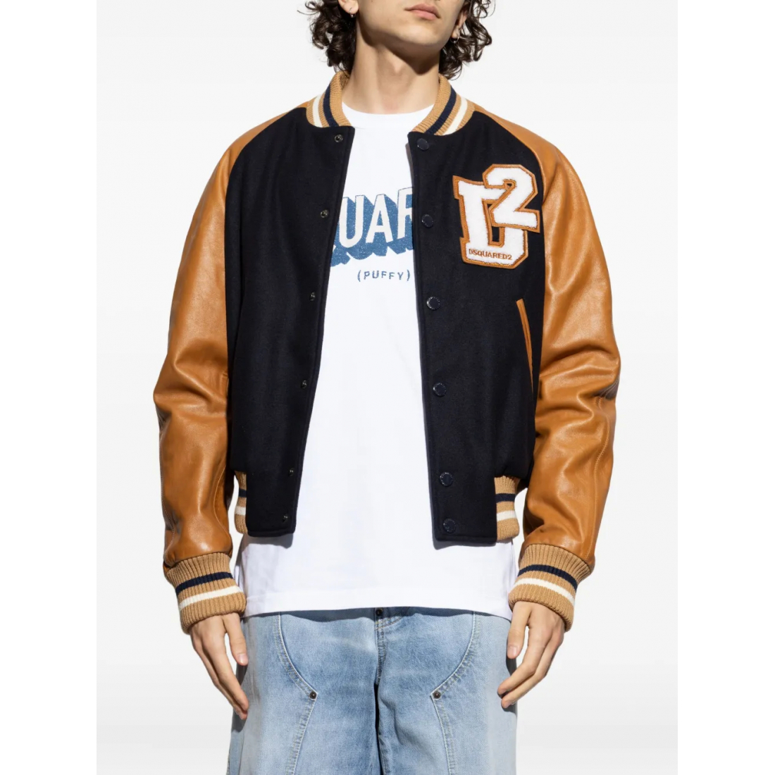 Blouson bomber 'Wool-Blend' pour Hommes