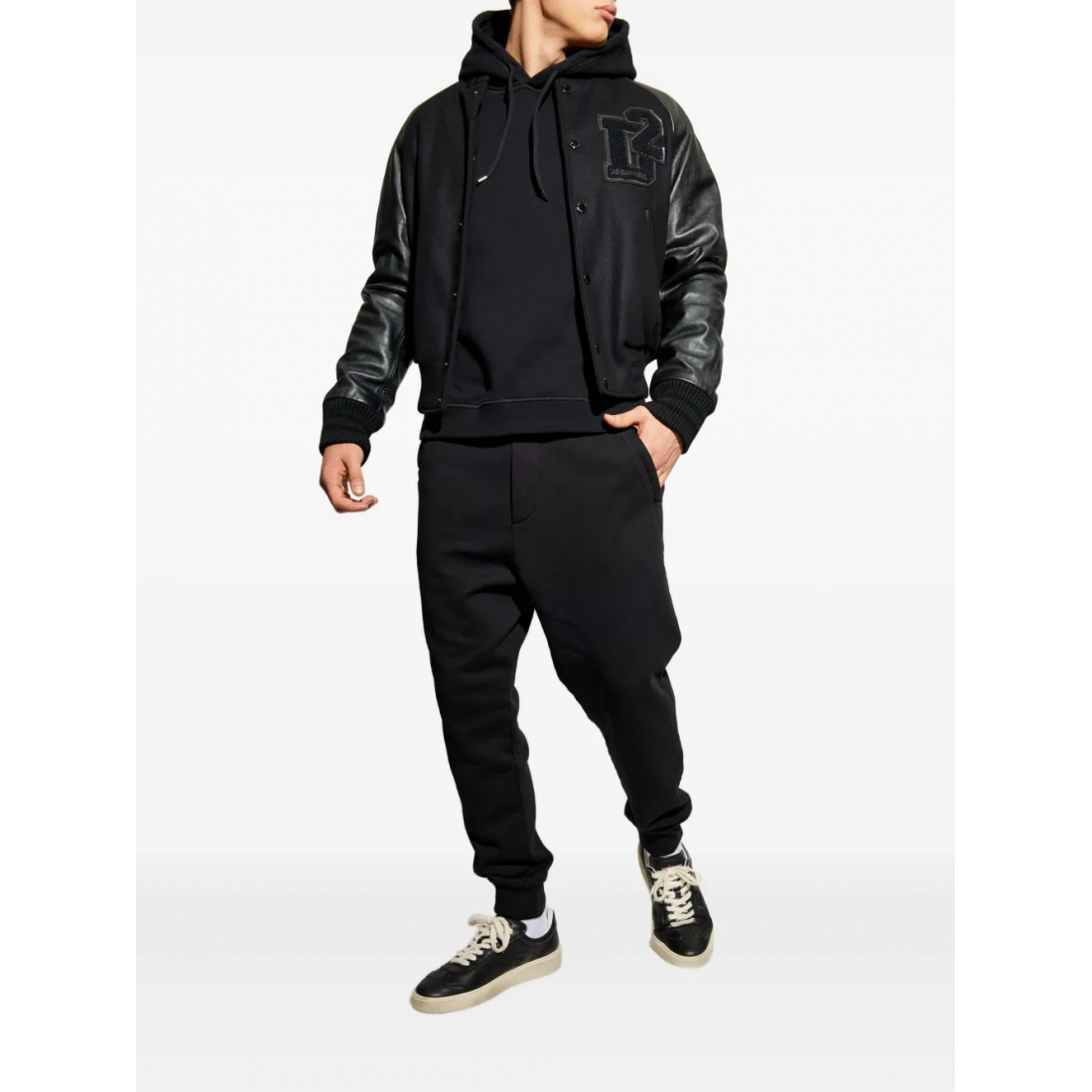 Blouson bomber 'Logo-Patch' pour Hommes