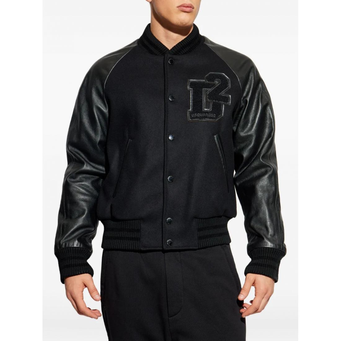 Blouson bomber 'Logo-Patch' pour Hommes