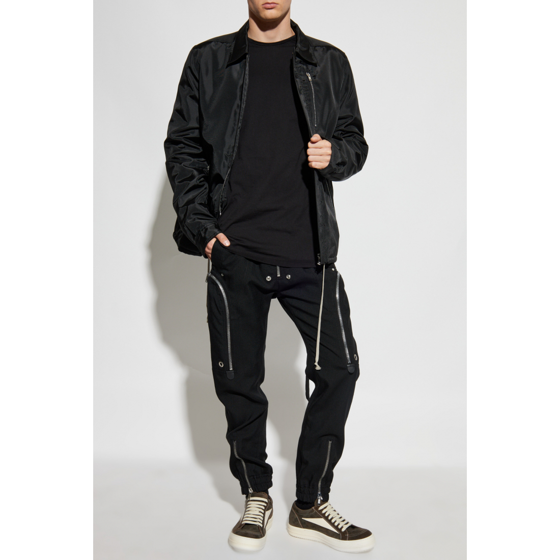 Veste 'Zip-Front Shirt-Collar Shirt' pour Hommes