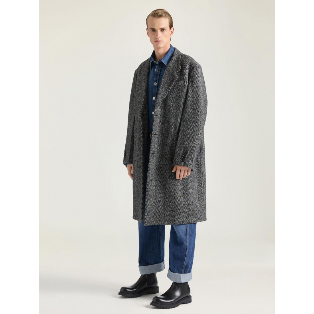 Manteau 'Herringbone Motif' pour Hommes