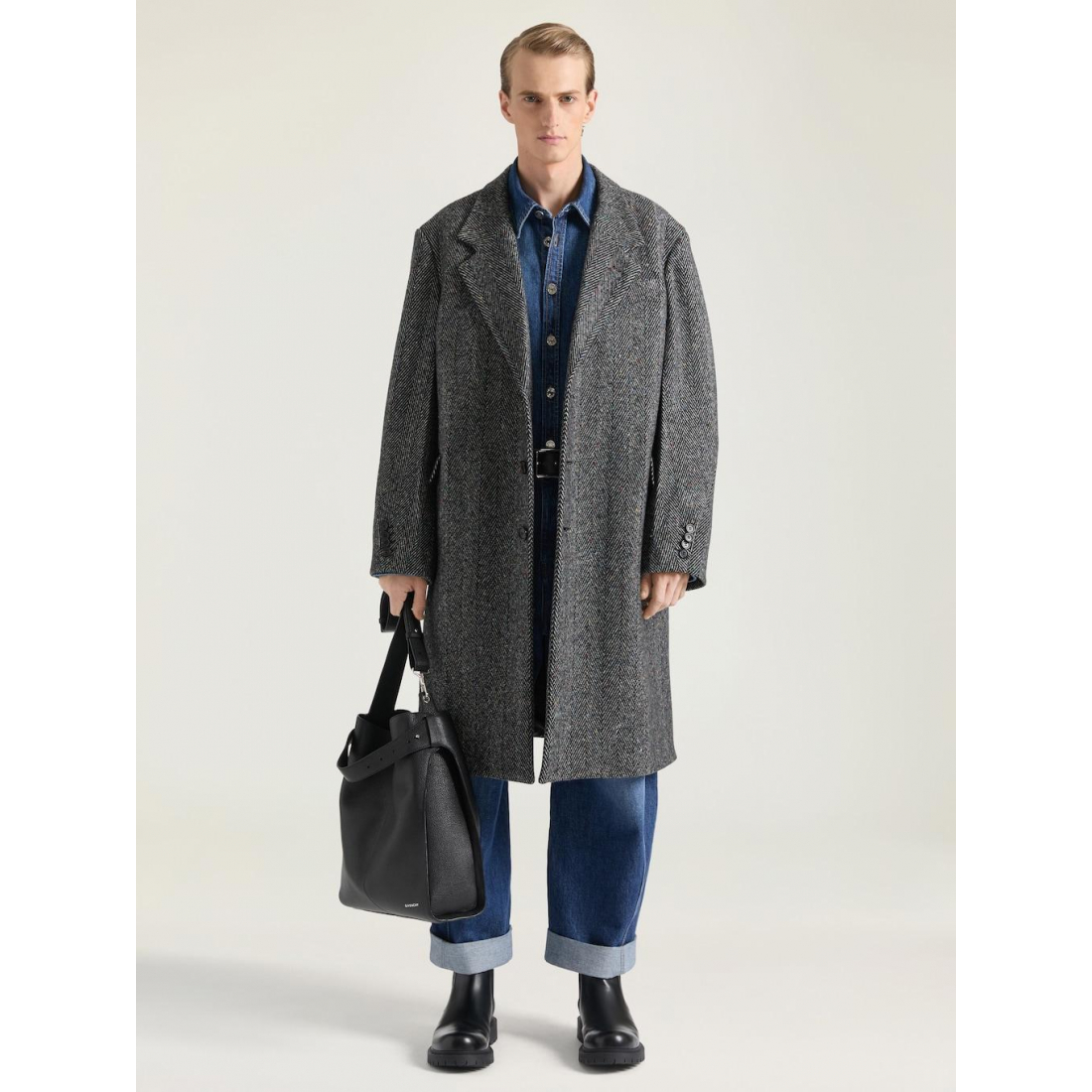 Manteau 'Herringbone Motif' pour Hommes