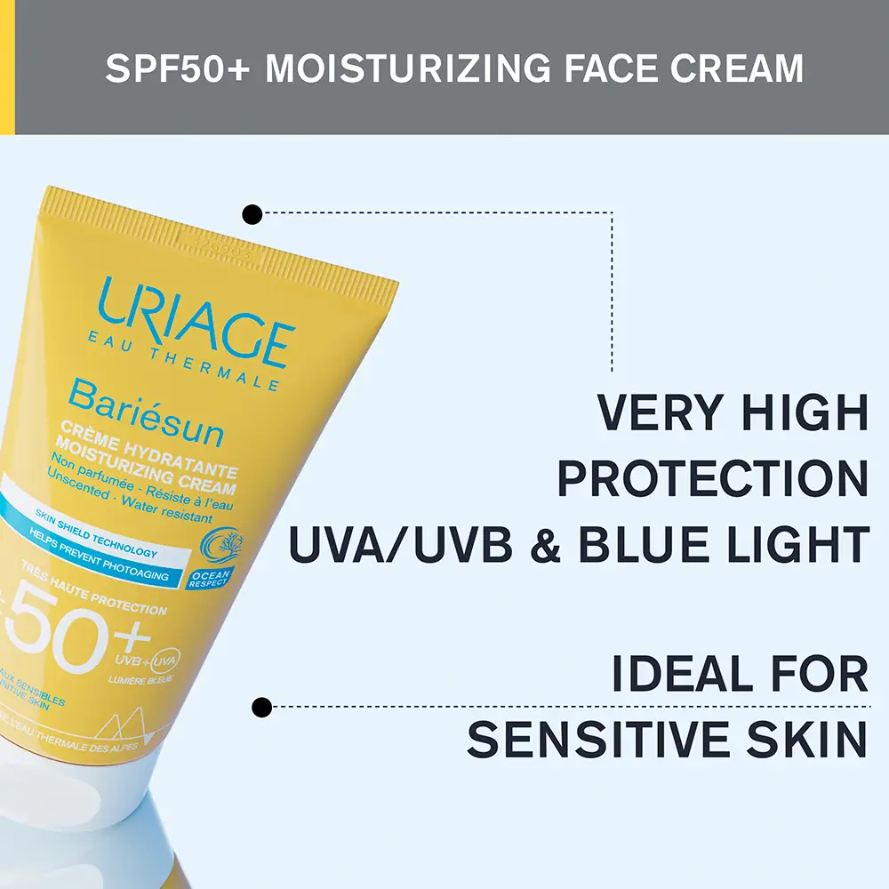 'Bariésun Fragance-Free SPF50+' Face Sunscreen - 50 ml