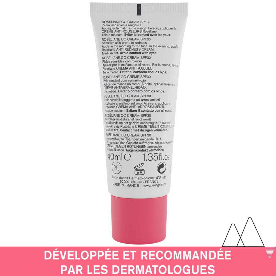 Roseliane SPF30 Soin teinté medium anti-rougeurs