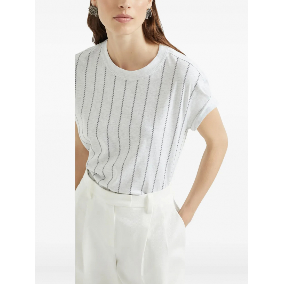 T-shirt 'Striped' pour Femmes