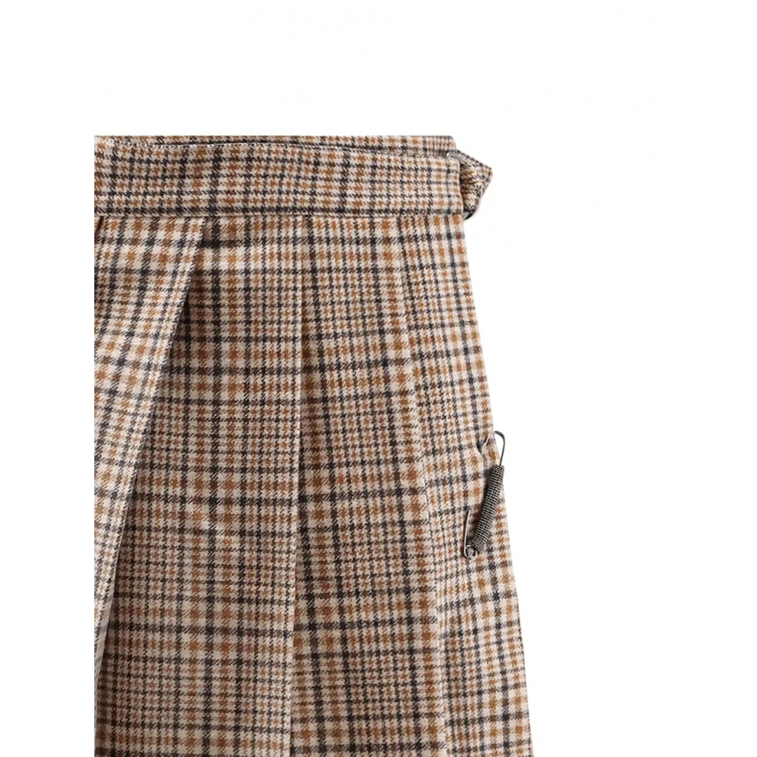 Mini Jupe 'Pleated Check' pour Femmes