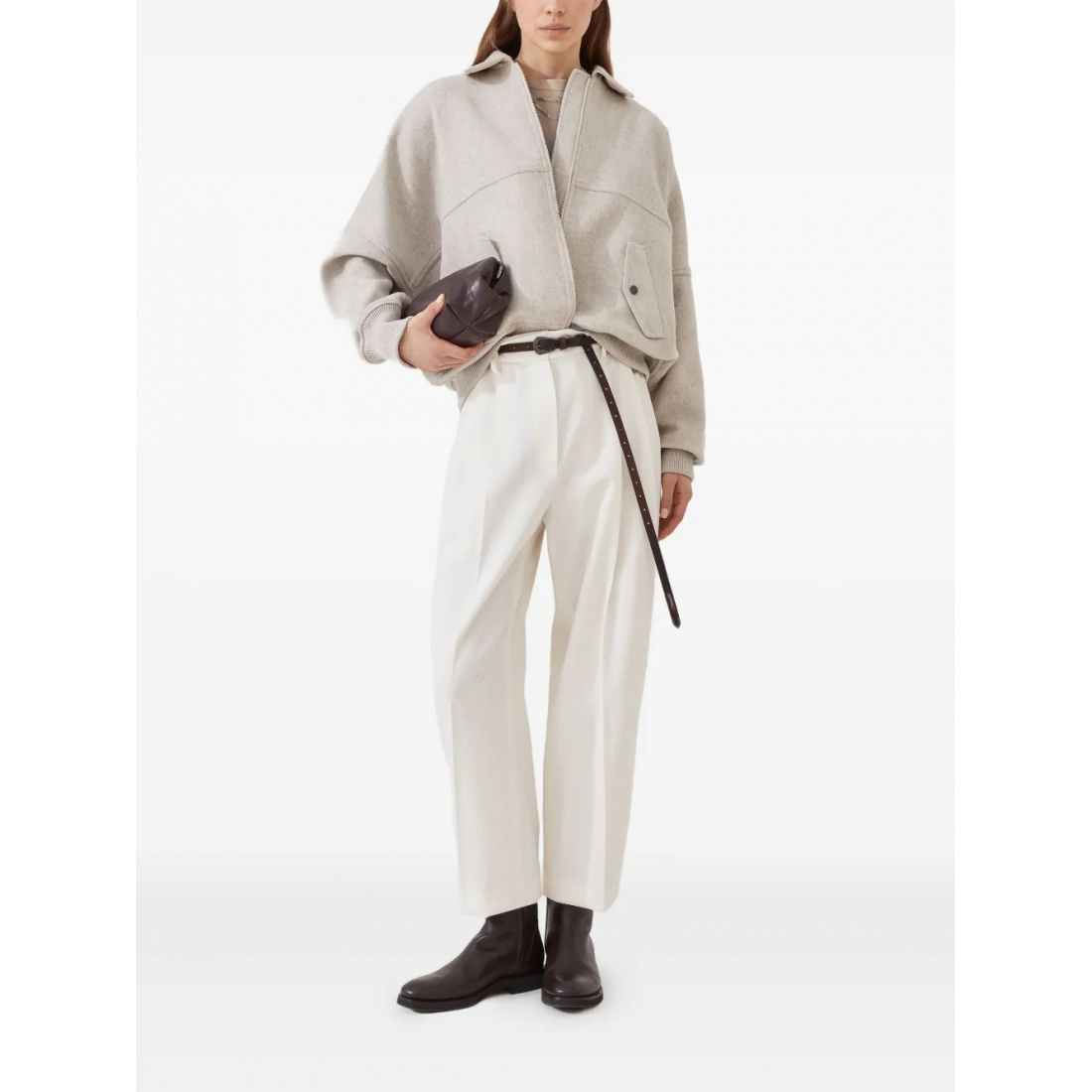 Blouson bomber 'Zip-Front' pour Femmes