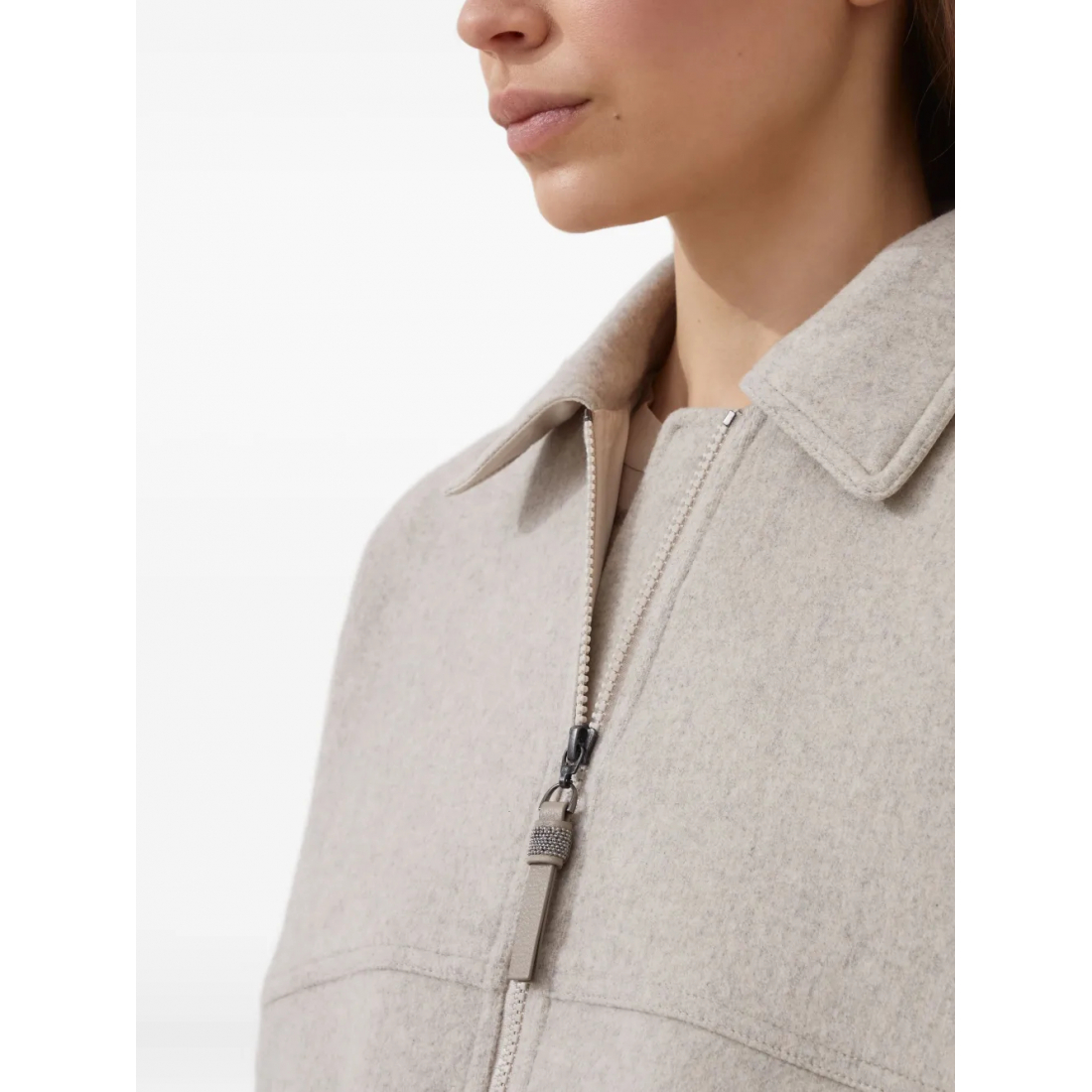 Blouson bomber 'Zip-Front' pour Femmes