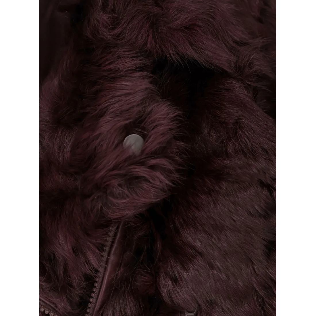 Veste 'Asymmetrical-Zip Shearling' pour Femmes