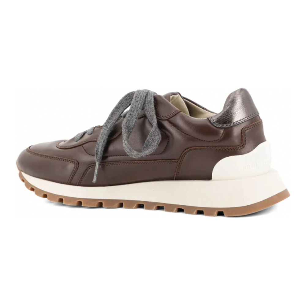 Sneakers 'Monile-Detail Lace-Up' pour Femmes