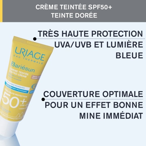 'Bariésun SPF50+' Tinted Sunscreen - Golden 50 ml