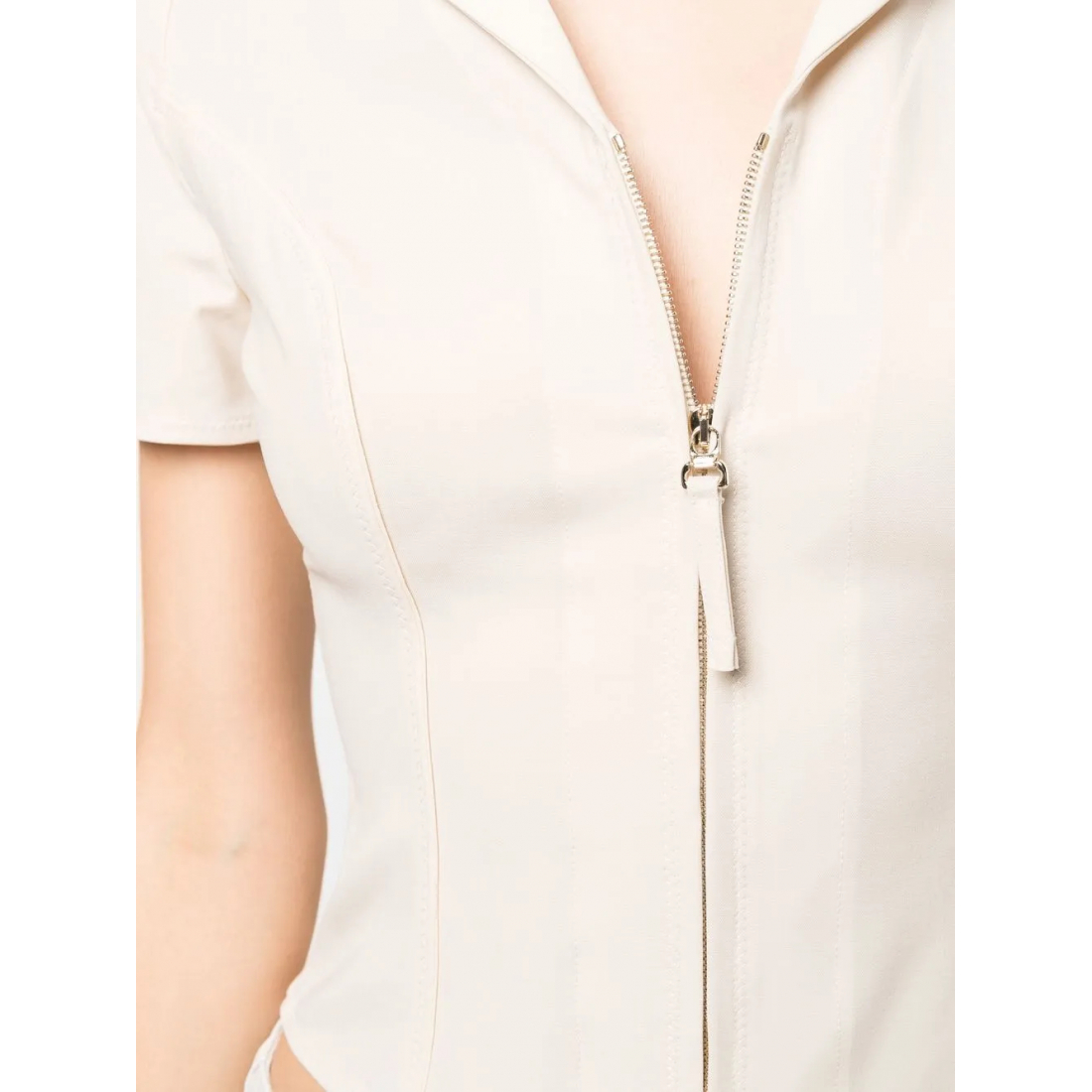 Chemise 'Tangelo Zip-Up Cycling' pour Femmes