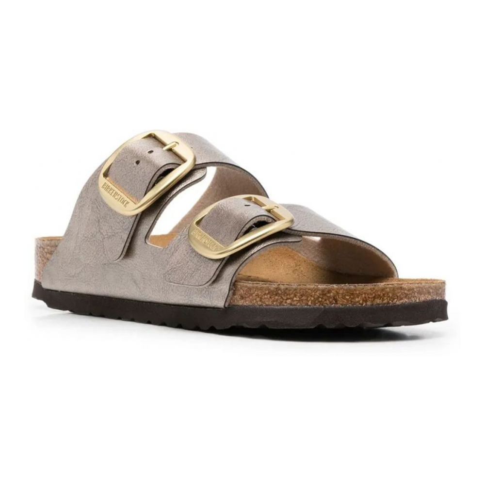 Sandales  'Metallic-Effect Flat' pour Femmes