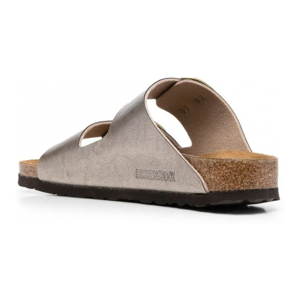 Sandales  'Metallic-Effect Flat' pour Femmes