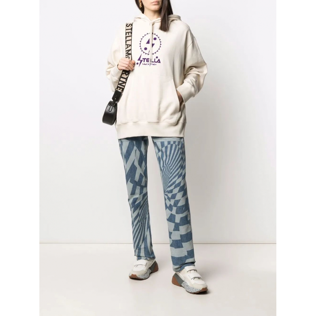 Sweatshirt à capuche  'Logo Print'