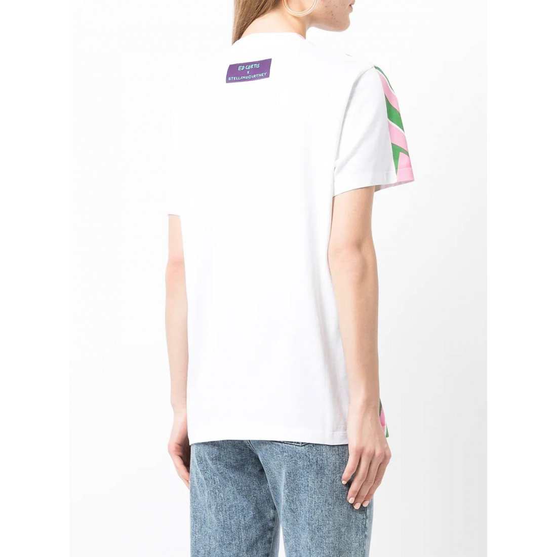 T-shirt 'Ed Curtis Psychedelic-Print' pour Femmes