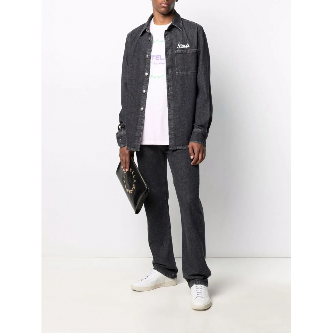 Jeans 'Straight-Leg Logo-Print'