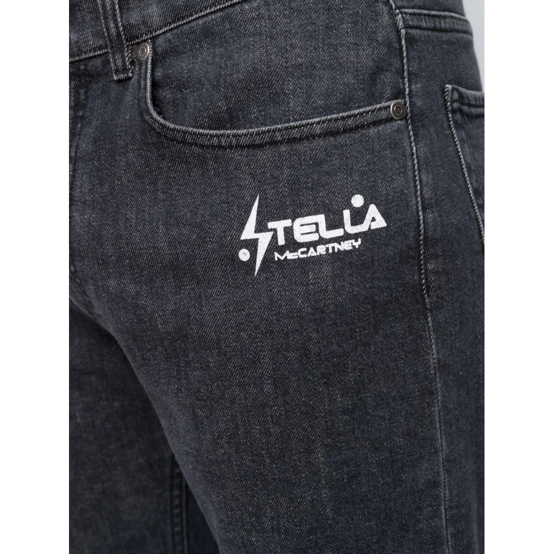 Jeans 'Straight-Leg Logo-Print'