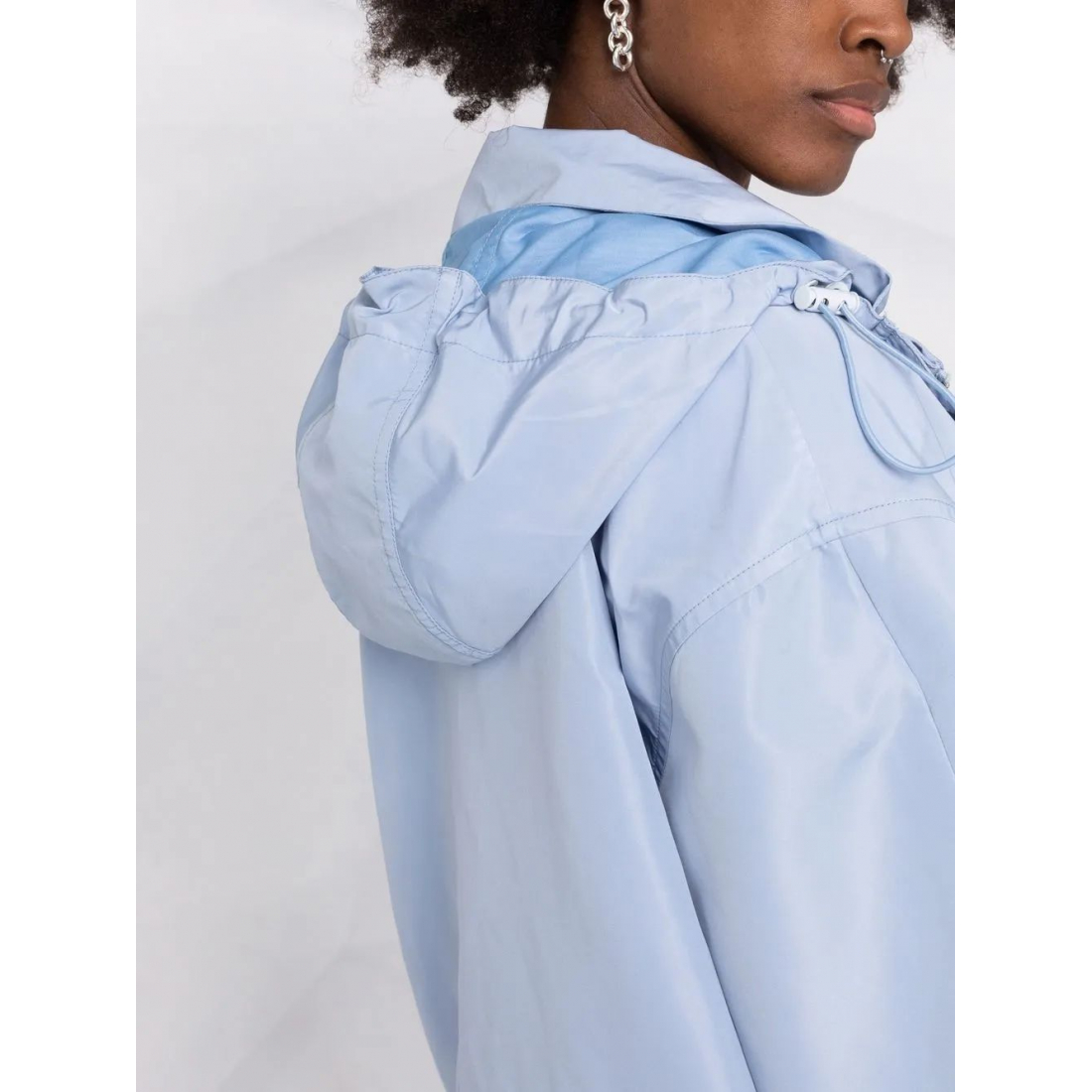 Veste 'Belted Hooded' pour Femmes