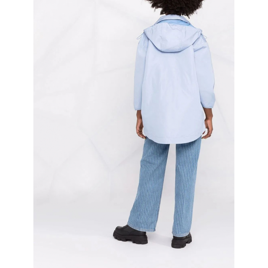 Veste 'Belted Hooded' pour Femmes