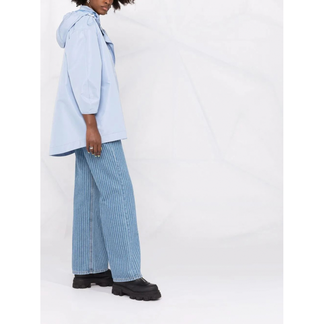 Veste 'Belted Hooded' pour Femmes