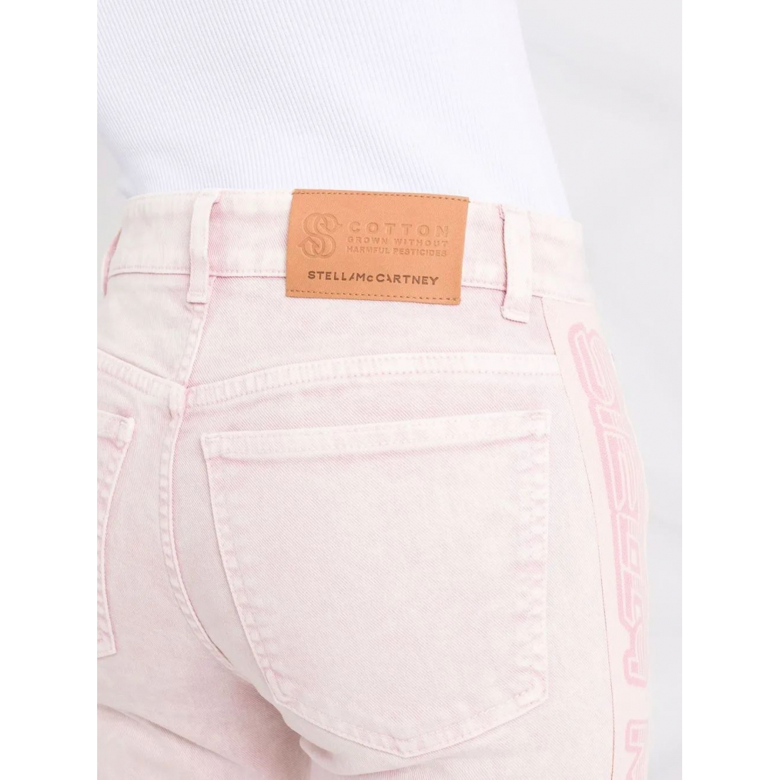 Jeans 'Logo Tape Slim' pour Femmes