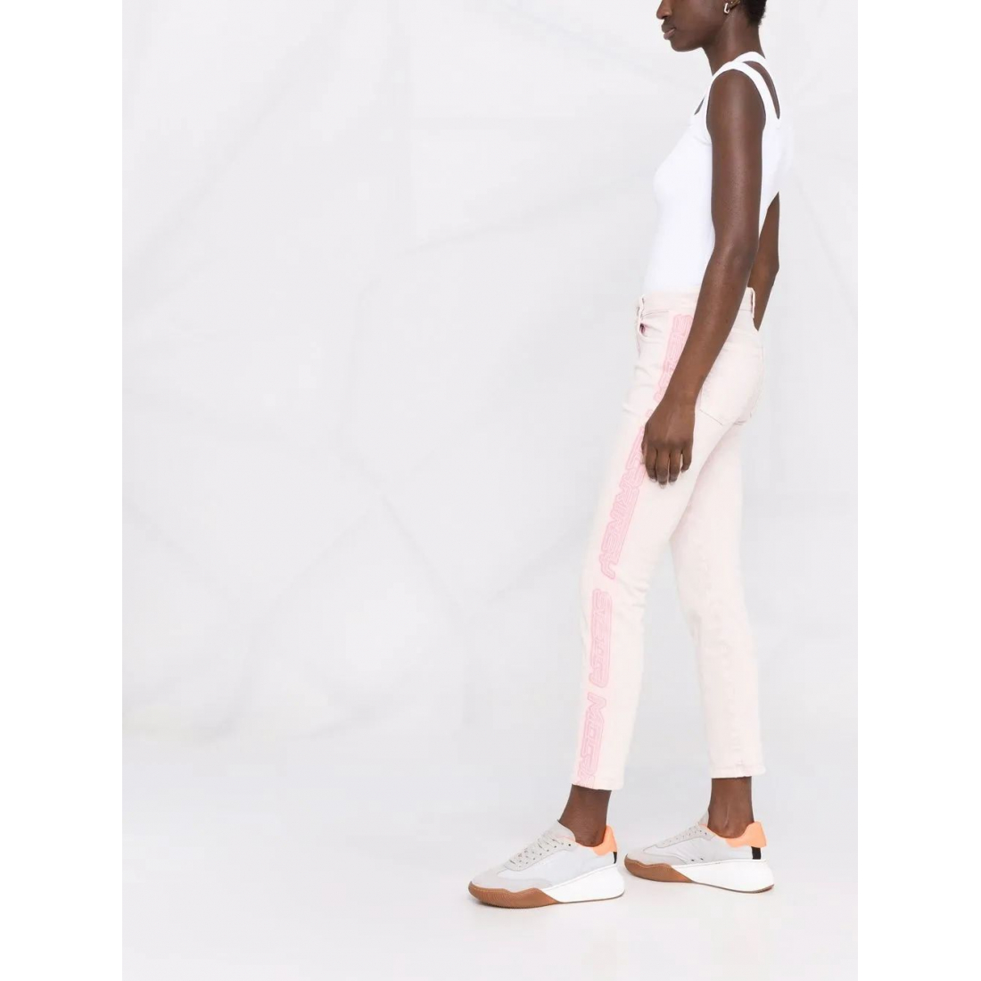 Jeans 'Logo Tape Slim' pour Femmes