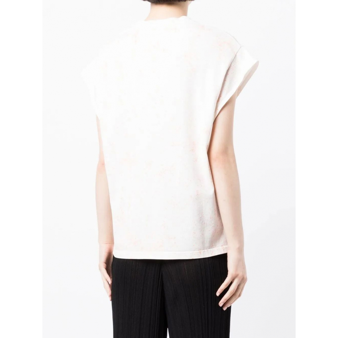 T-shirt 'Graphic-Print Cap-Sleeved' pour Femmes