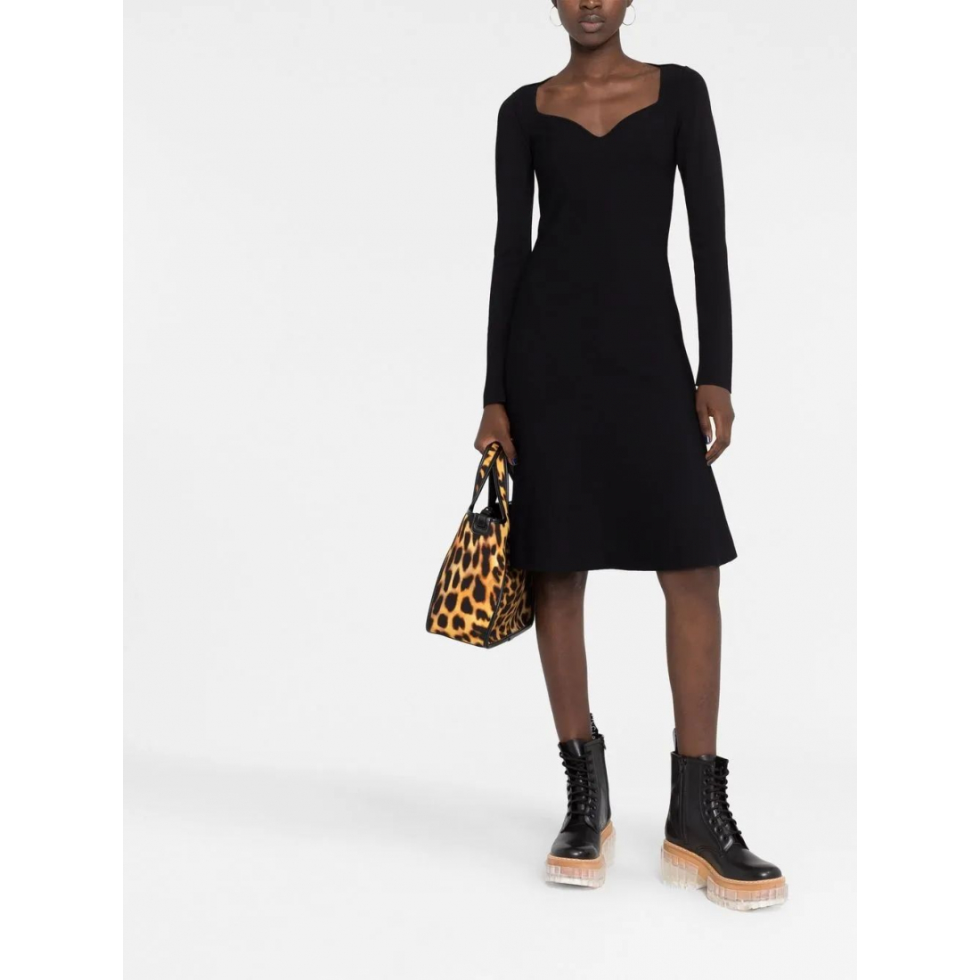 Robe 'Sweetheart-Neck Flared' pour Femmes