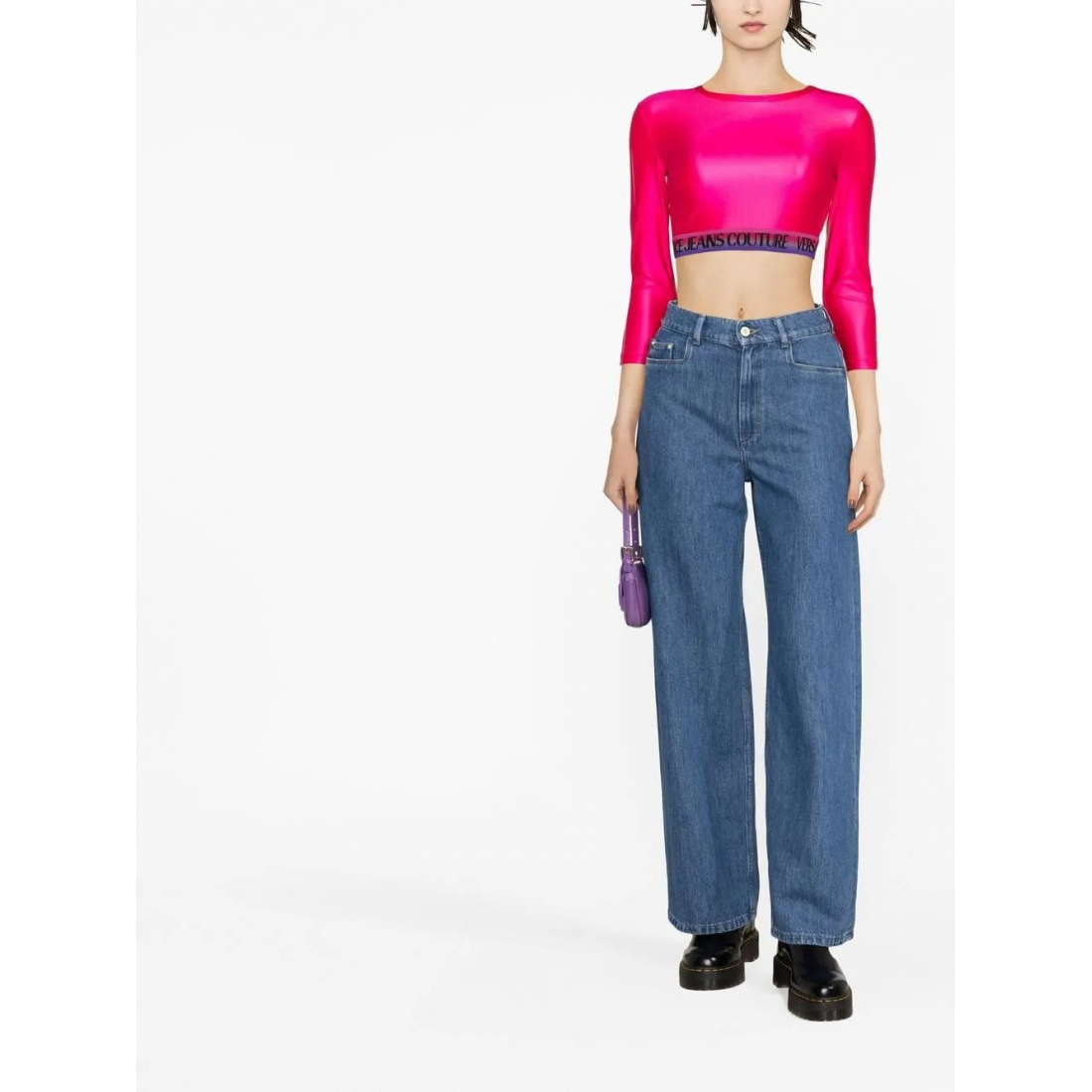 Crop Top 'Logo' pour Femmes