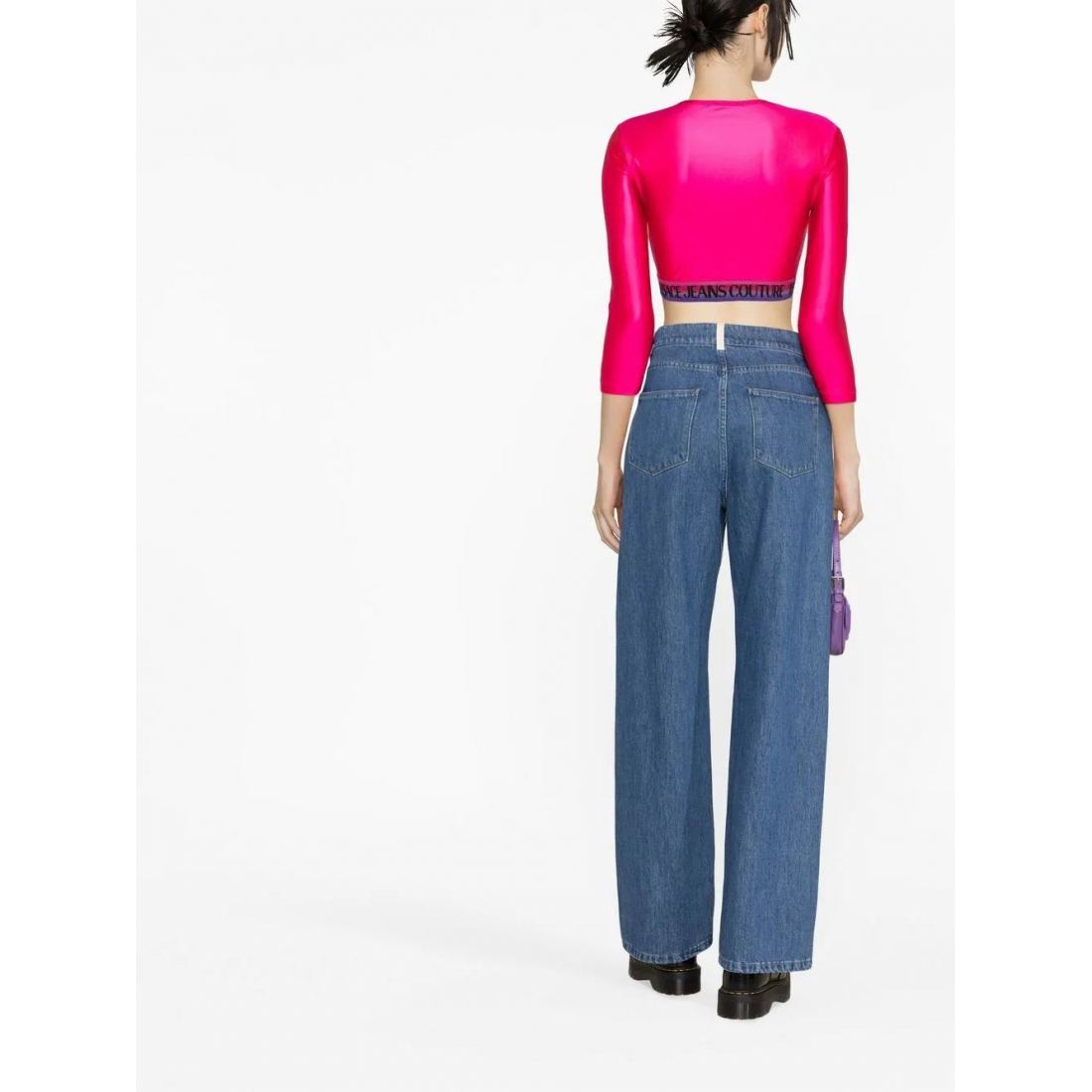 Crop Top 'Logo' pour Femmes