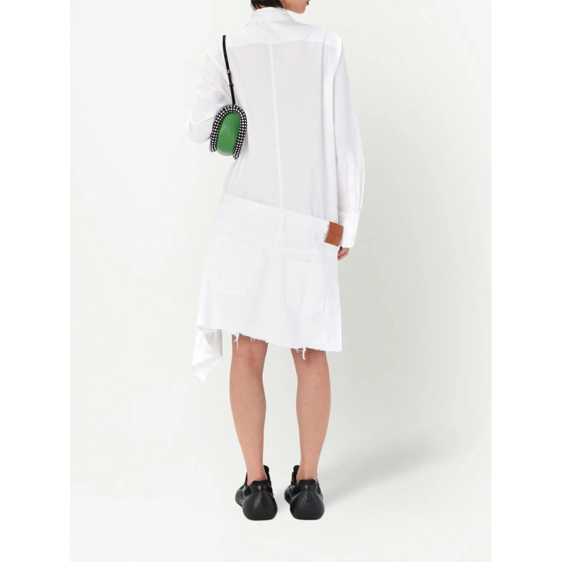 Robe 'Distressed-Finish Asymmetric Shirt' pour Femmes