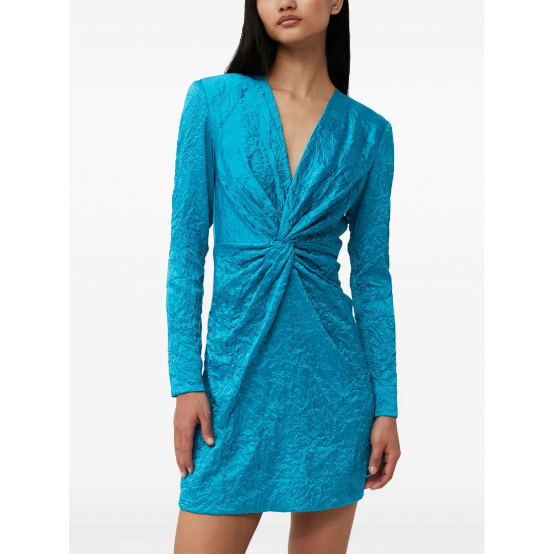 Robe mini 'Crinkled Satin' pour Femmes