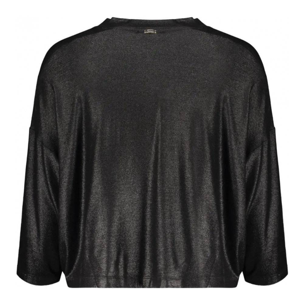 Top 'V-Neck Metallic' pour Femmes