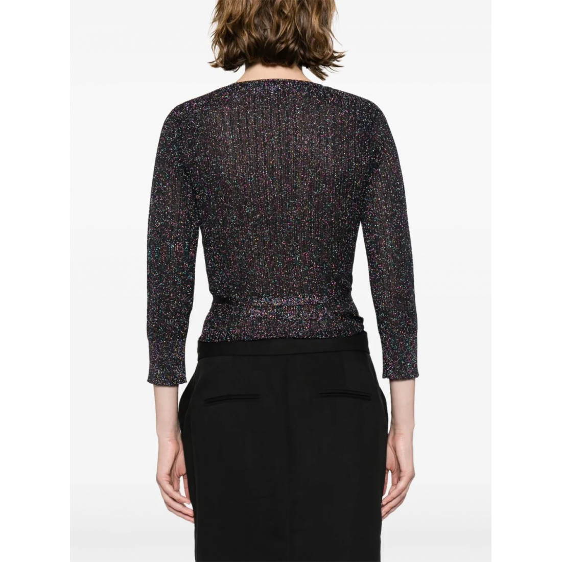 Top 'Sparkle Ribbed-Knit' pour Femmes