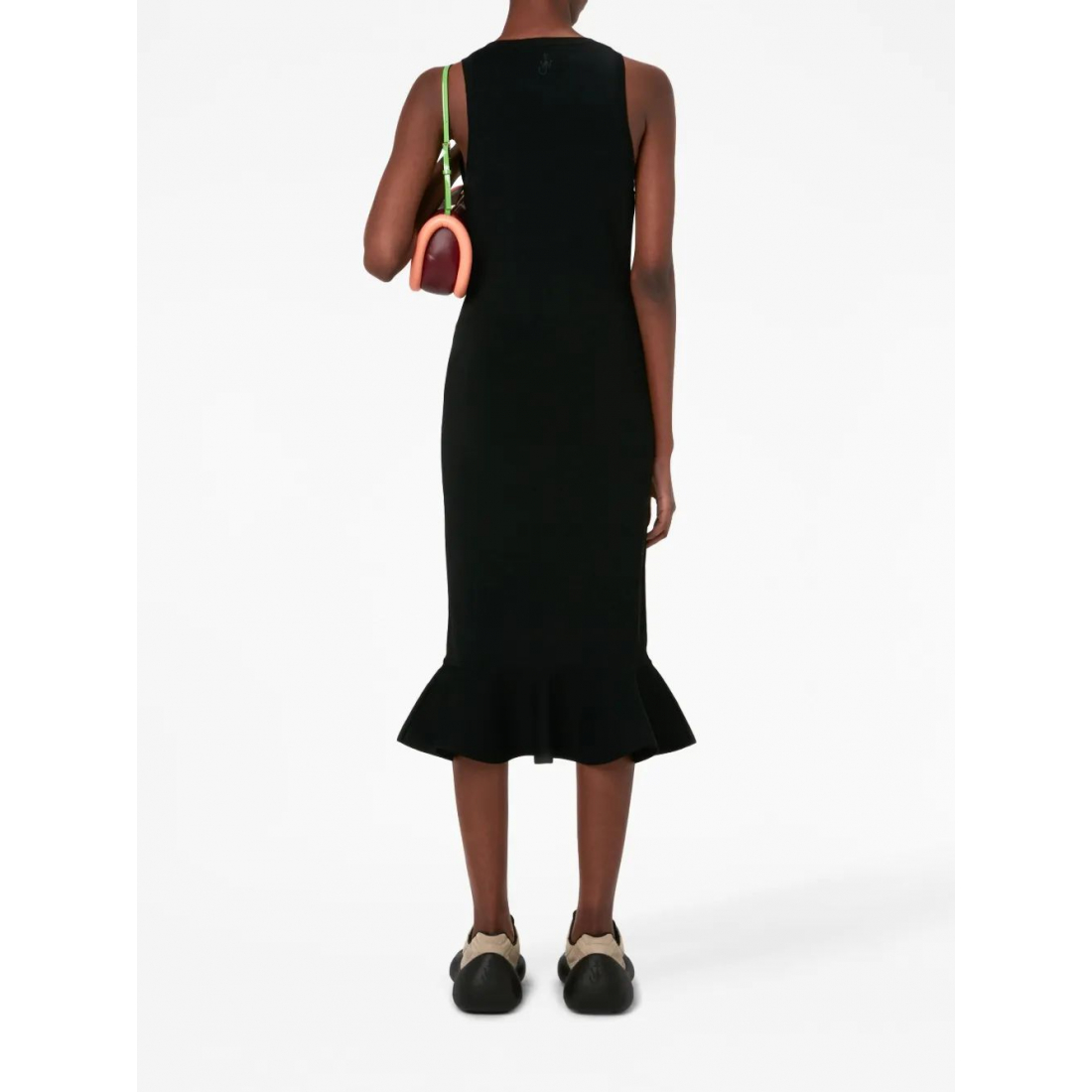 Robe Midi 'Ruffled-Trim Sleeveless' pour Femmes