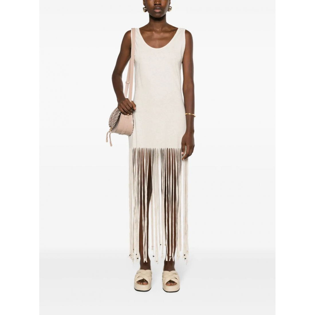 Robe maxi 'Monsoon Fringed' pour Femmes